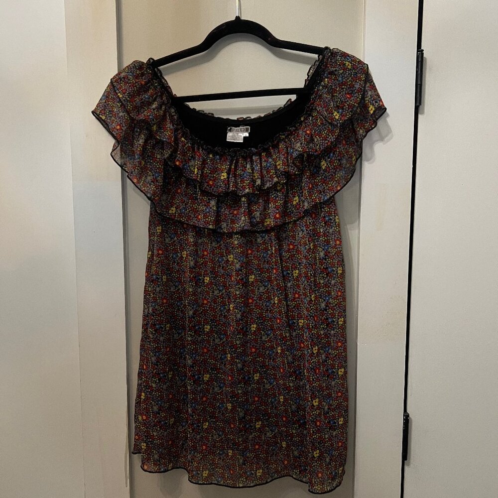 Floral Sheer Dress by Filo Australia, Size Small
